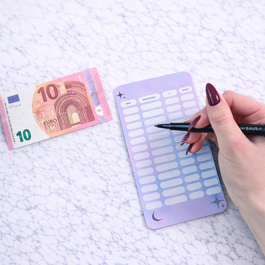 Enveloppe budget + pochette pour classeur A6 - Cosmic Fait Main