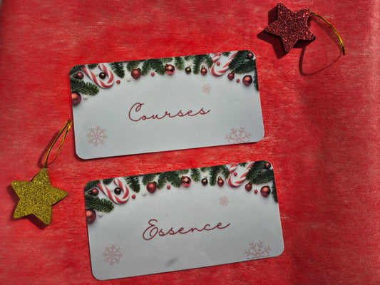 NOEL - Enveloppe budget + pochette pour classeur A6 - Sucre d'orge