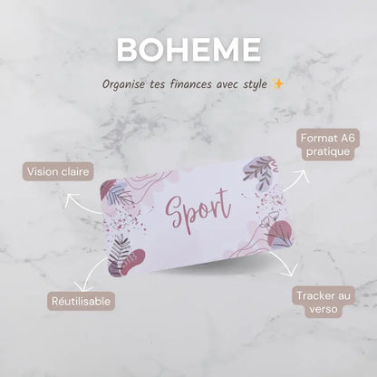 Pack Budget Débutant & Pack Budget Complet - Carnet, Enveloppes Budget, Pochettes, Marqueur et Défis offerts Idy Chic